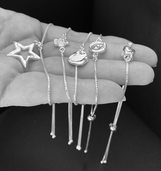 Wildflower slider bracelet